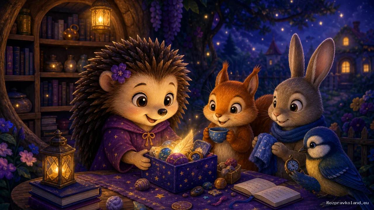 Ilustrácia k rozprávke Bodkina knižnica stratených vecí – pokračovanie príbehu