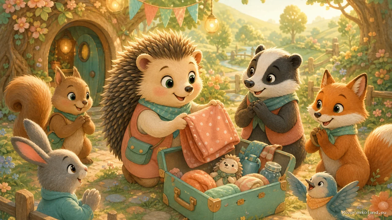 Ilustrácia k rozprávke Bodko a kufrík starostlivosti – pokračovanie príbehu