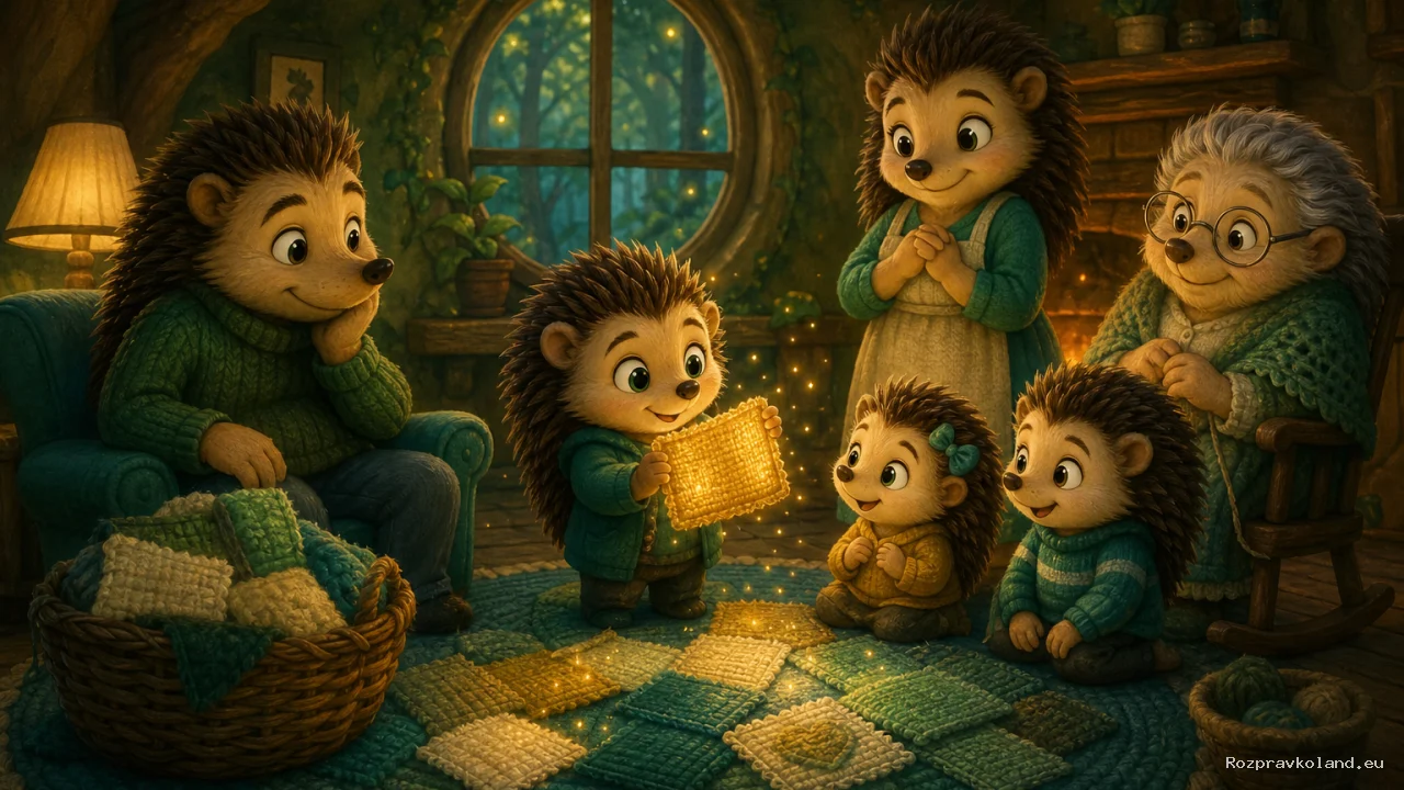 Ilustrácia k rozprávke Bodko a stratené slová – scéna z príbehu