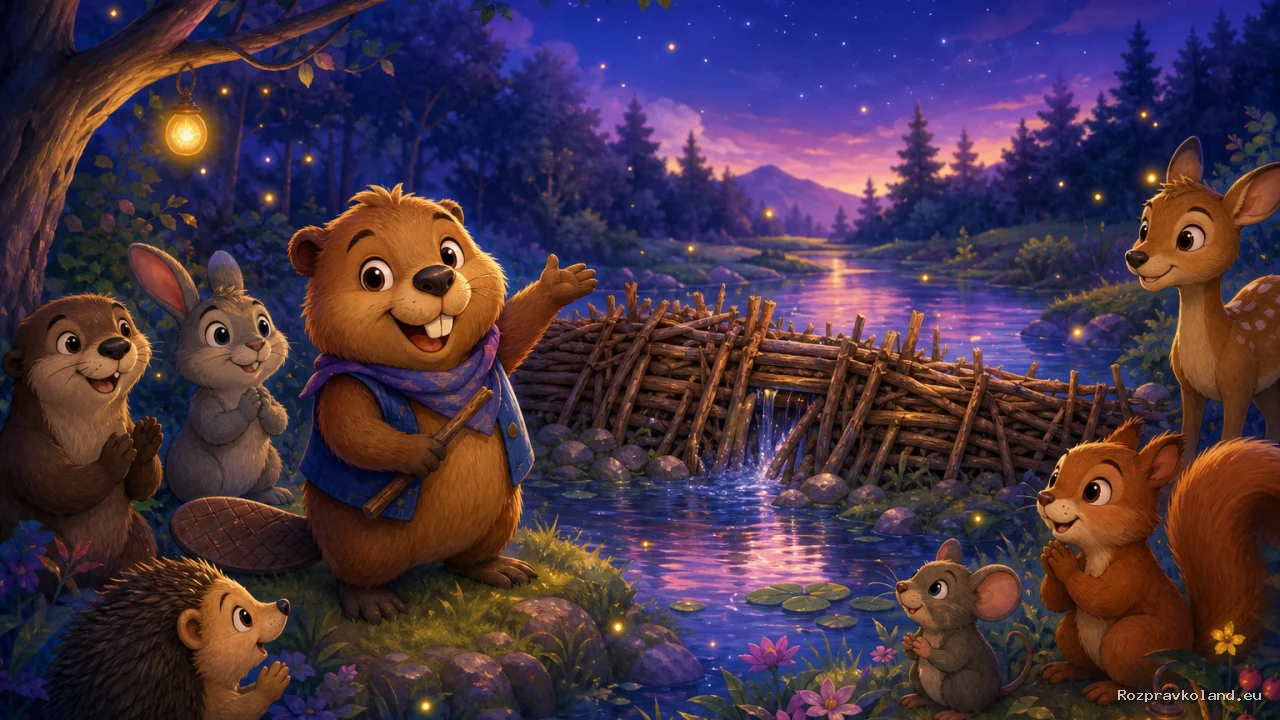 Ilustrácia k rozprávke Briško a plán, ktorý rástol pomaly – pokračovanie príbehu