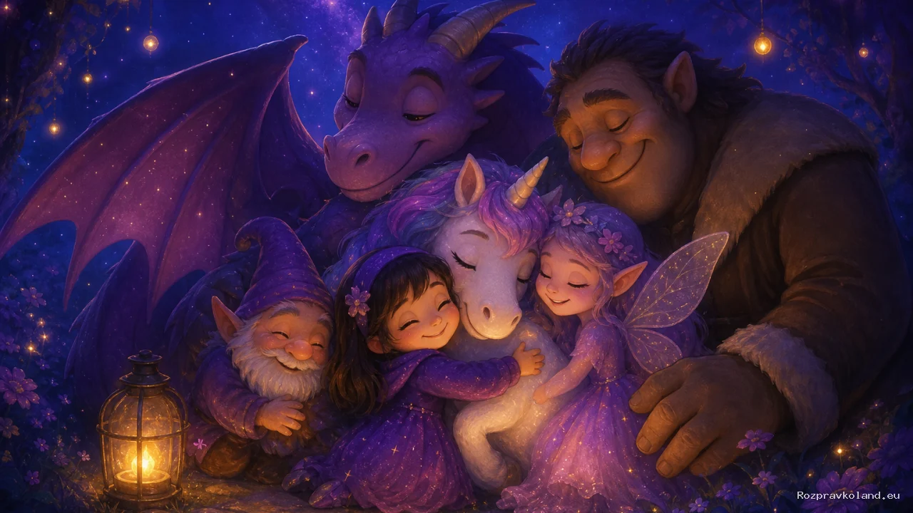Ilustrácia k rozprávke Lalinka a zvedavé tiene – pokračovanie príbehu