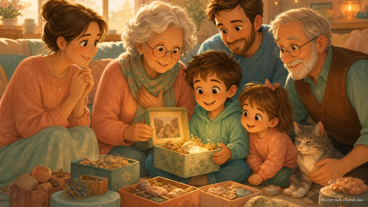 Ilustrácia k rozprávke Lojko a krabičky spomienok – pokračovanie príbehu