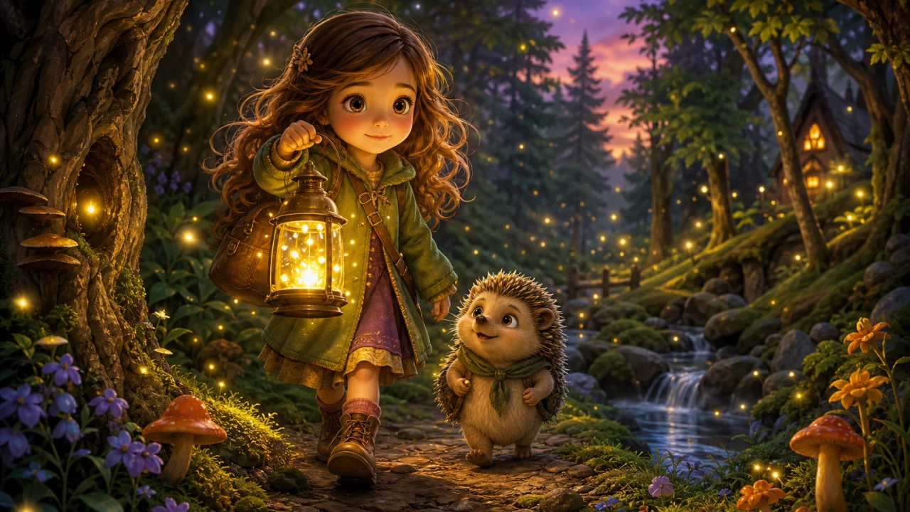 Mia a lampáš svetlušiek