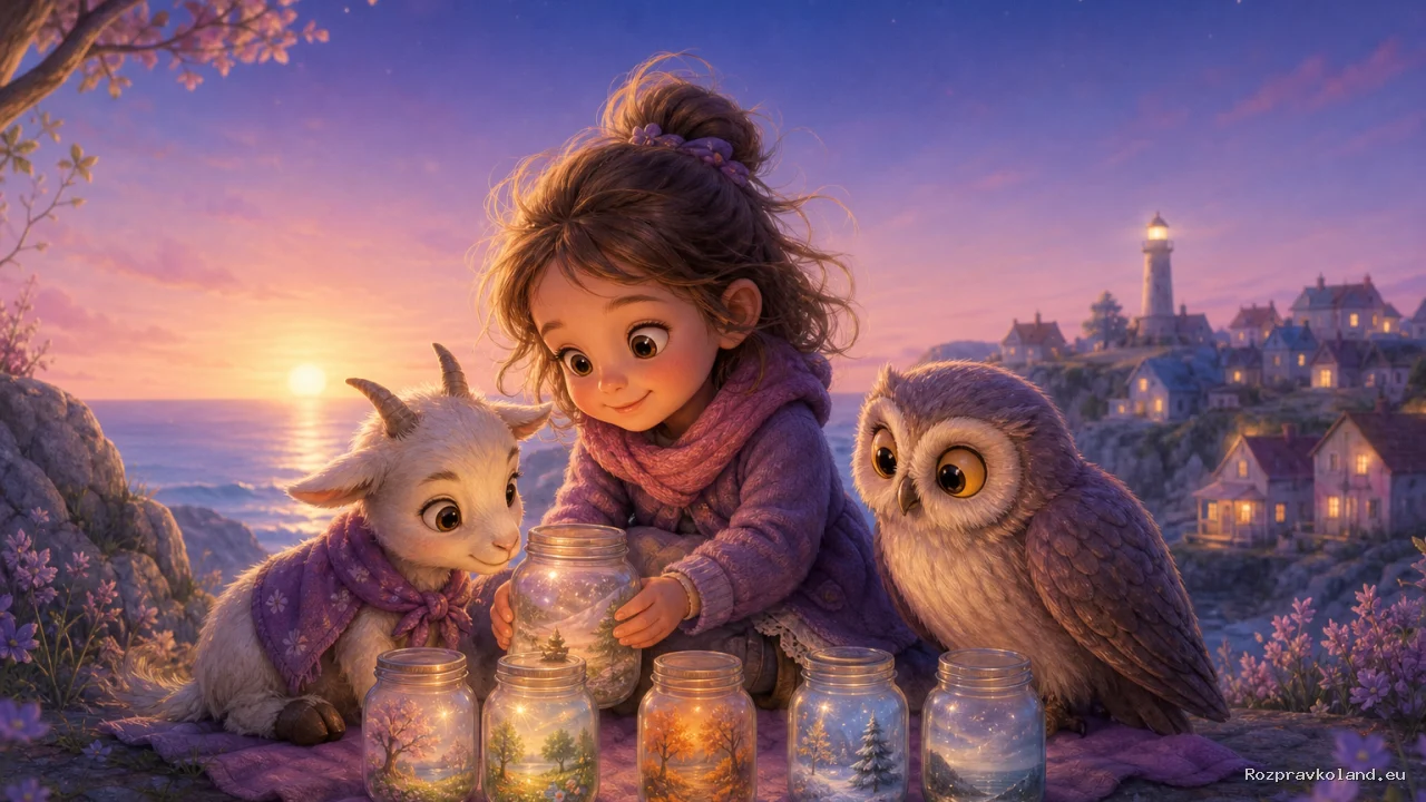 Ilustrácia k rozprávke Nela a päť tichých okamihov – pokračovanie príbehu