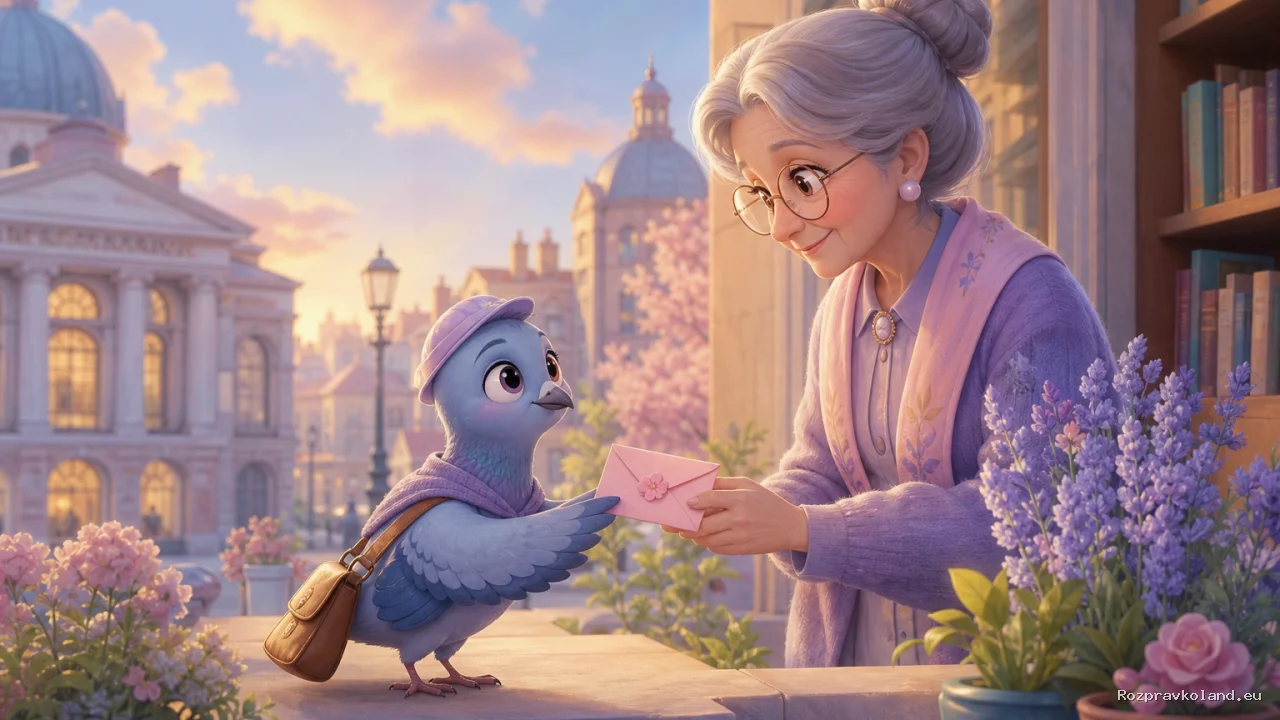 Ilustrácia k rozprávke Pipko a listík kvetovej starostlivosti – scéna z príbehu