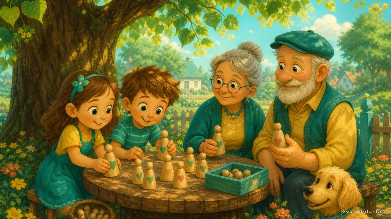 Ilustrácia k rozprávke Stolík dobrých rúk – scéna z príbehu