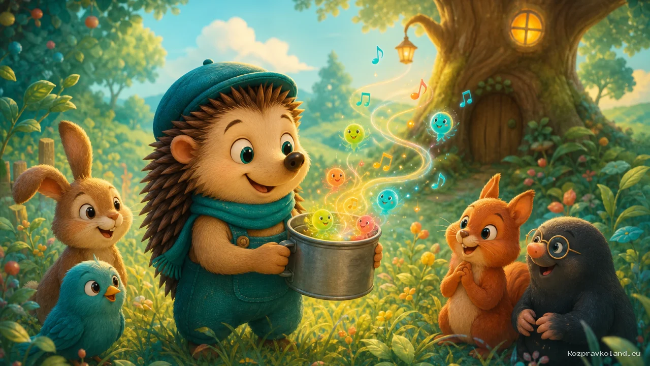 Ilustrácia k rozprávke Žužov zázračný zberač zvukov – pokračovanie príbehu